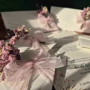 PARTECIPAZIONI - INVITI - MATRIMONIO -
