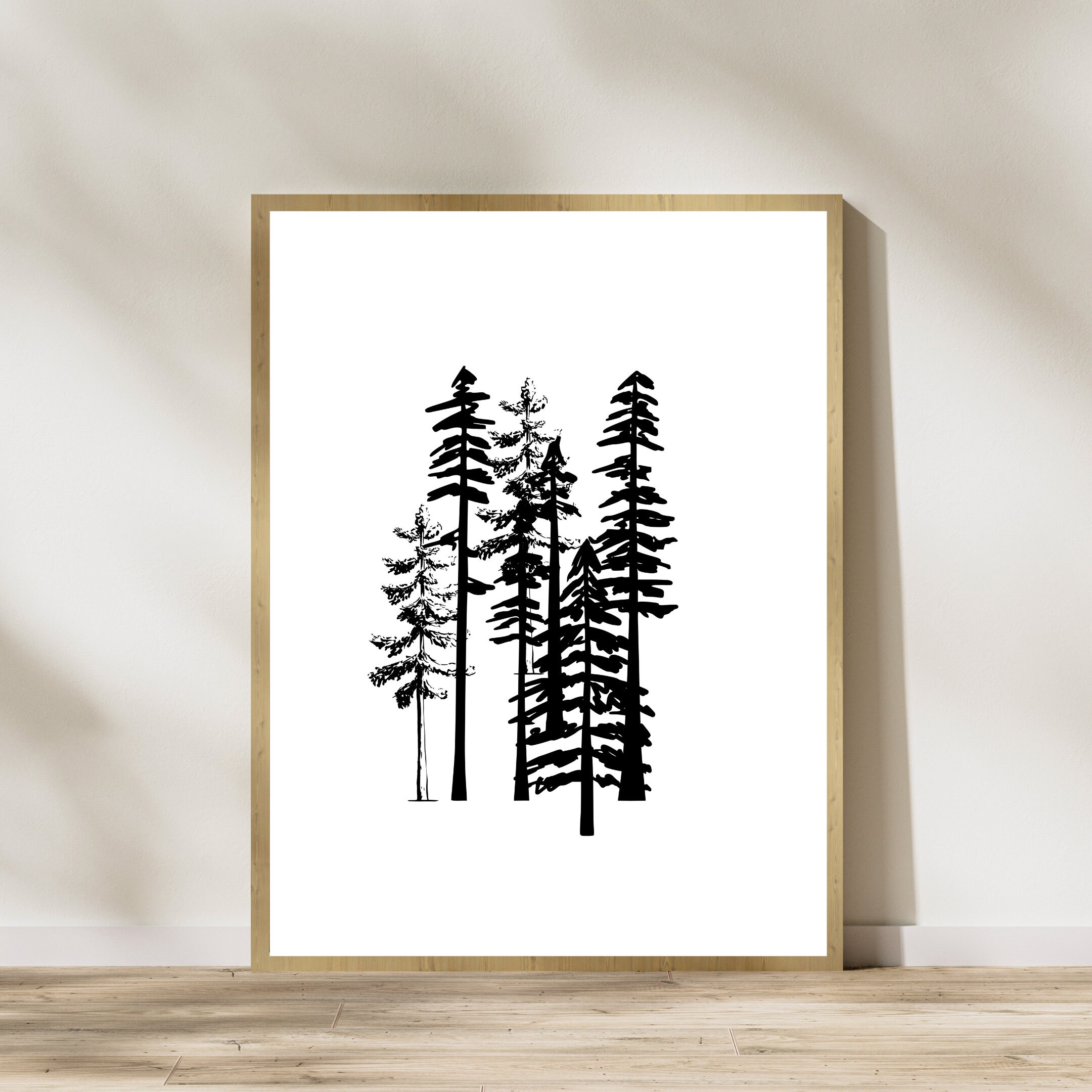 Black and White Minimalist Printable Wall Art Home Decor - Etsy