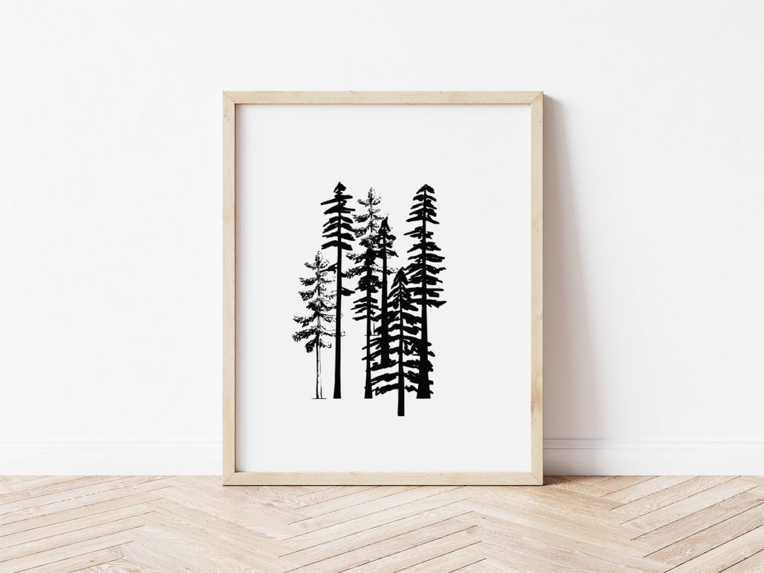 Black and White Minimalist Printable Wall Art Home Decor - Etsy