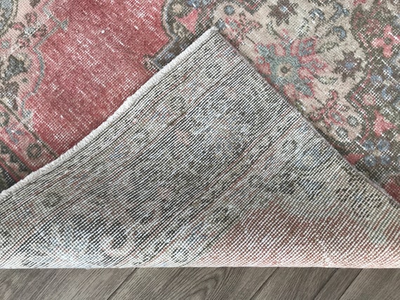 赤と緑のヴィンテージトルコランナーラグ：2.8x13.6フィート - Etsy 日本