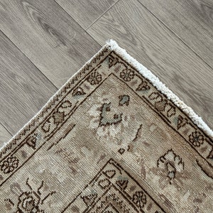 Tappeto persiano 7x9 marrone beige rosa blu sbiadito, tappeto vintage HERZI 7x9, tappeto orientale per soggiorno, camera da letto, cucina, ingresso, arredamento per la casa, 6,5x9,1 piedi