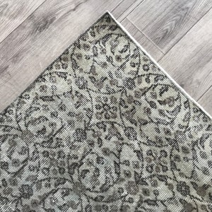 4x7 Green Brown Faded Purple Turkish Rug, 4x7 Brown Vintage Rug, Oushak Livingroom Rug, Bohemian Rug, Natural Rug, Home Decor, 3.7x6.6 Ft
