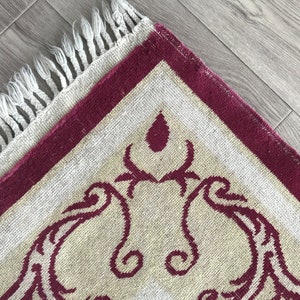 5x8 Beige Red Vintage Large Rug, 5x8 Turkish Rug, Oushak Livingroom Bedroom Diningroom Entry Office Rug, Antique Rug, Home Decor, 5.1x8.4 Ft