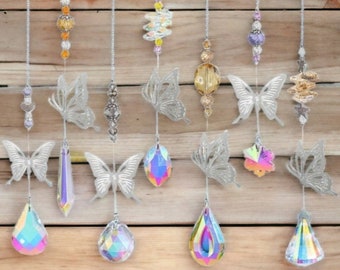 Butterfly Chakra Crystal Wind Chimes individuals