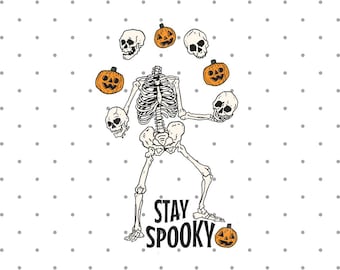 Halloween Stay Spooky Png - Spooky Halloween Design - Stay Spooky T-Shirt Design - Halloween Digital Download - Cricut Halloween Project