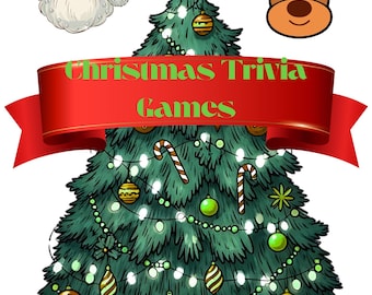 Printable Christmas Trivia Games Bundle