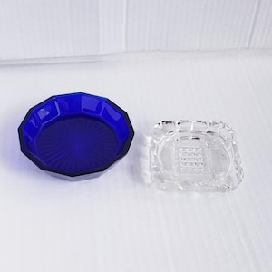 Vintage Glass Ashtray Lot of 2