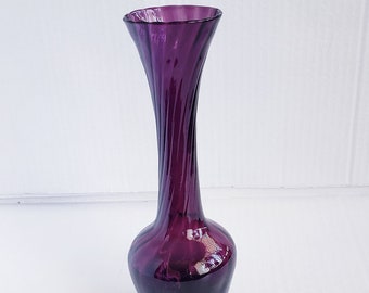 Vintage Amethyst Bud Vase