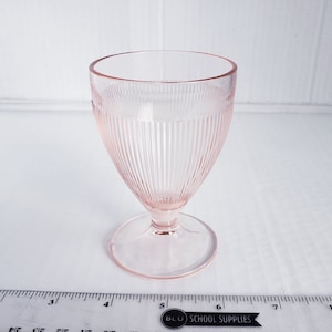 Vintage Jeannette Glass Homespun Juice Tumbler