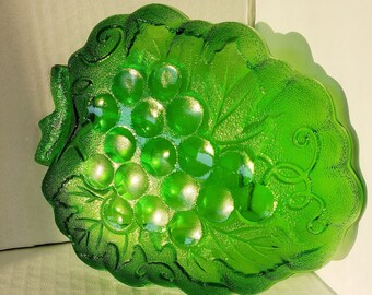 Hazel Atlas, Grape Cluster Relish Dish/Trinket Dish