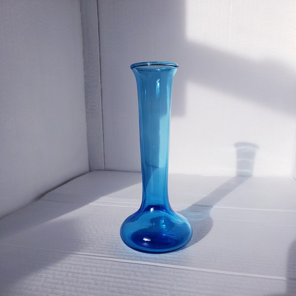 Antique Blue Bud Vase