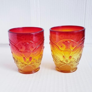 Antique Amberina Glass - Etsy