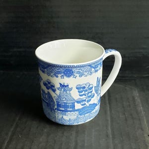 Vintage Blue Willow Pattern 2.5" Cup. Made In China. Discontinued Pattern Circa 1940's
