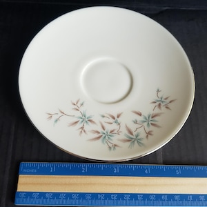 Vintage Lenox Fine China Wyndcrest Pattern 6-1/8&quot; Saucer. Discontinued Pattern. Circa 1956-1977.