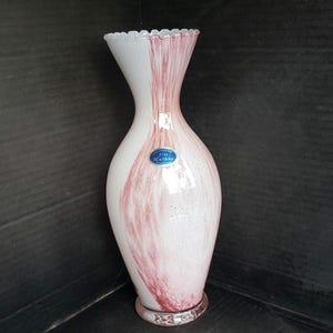 Pink Murano Vase - Etsy