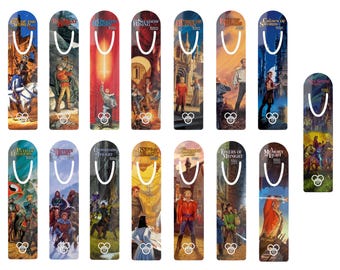 Segnalibri in alluminio Wheel of Time - Copertina e design del titolo