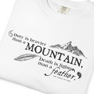 Wheel of Time Quote Unisex T-Shirt, Fantasy Apparel, Gift for Readers, Book Lovers
