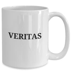 Veritas mug, veritas, latin, mugs, boondock saints, white mugs, truth