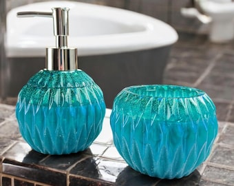 Epoxy Resin Soap Dispenser - Personalized Bathroom Accessories