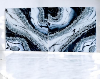 Wall pictures living room epoxy resin art children&#39;s room picture baby room pictures resin home decor minimalist wall decoration crystal decor