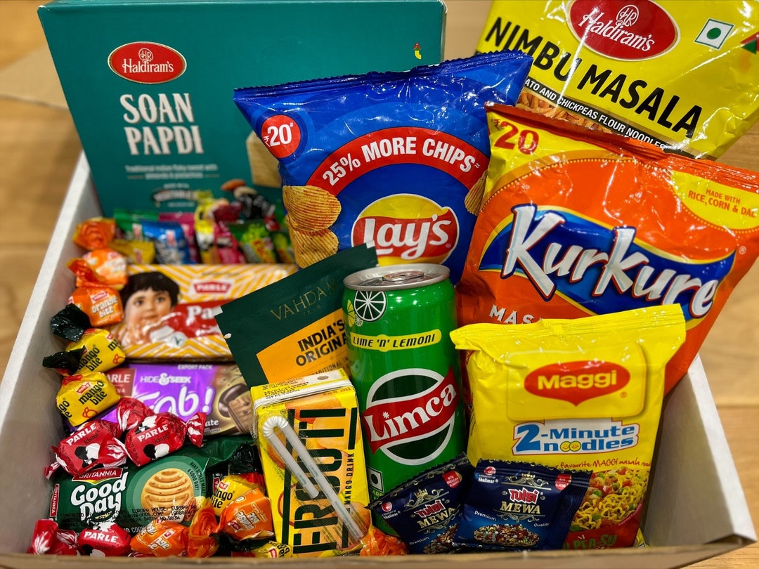 Indian Sweet & Savory Snack Assortment Box FREE Yankee Etsy UK