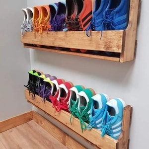 shoe rack, wooden shoe rack, handmade shoe rack,shoe,storage space, shoe storage, home decor, shoe decor,handmade shoe rack image 1