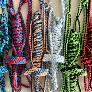 Mule Tape Halters w/ Lead - Multi color! Made to Order - Average size