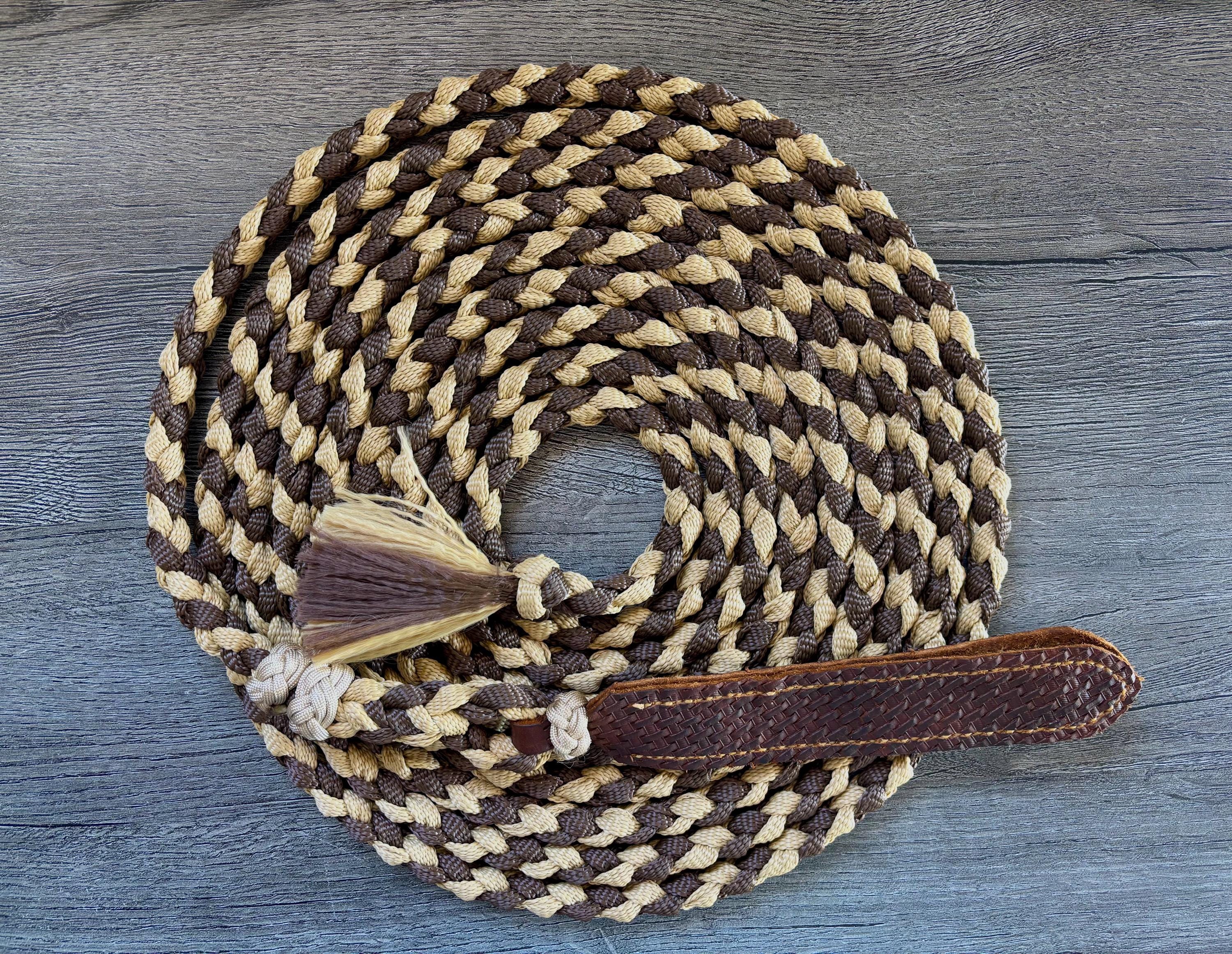 Mecate - Cord with Horse Hair Tassel (Brown
