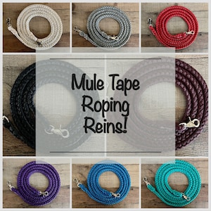 Mule Tape (Mule Tape) Zügel in verschiedenen Farben