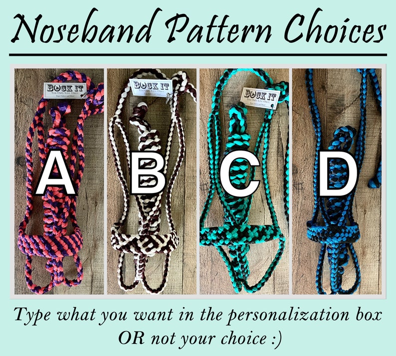 Mule Tape Halters W/ Lead Multi Color Etsy