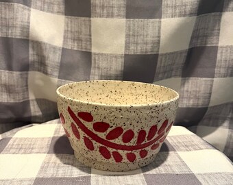 Handpainted Talavera-inspired bowl