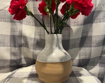 Two tone bottle vase