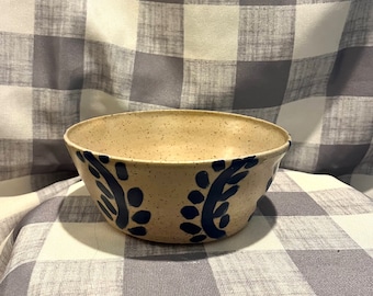 Handpainted talavera-inspired bowl