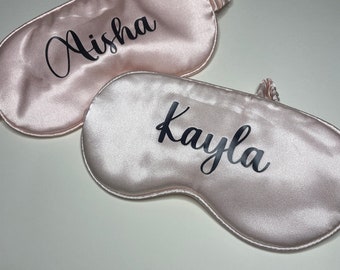 Eye mask with name on it