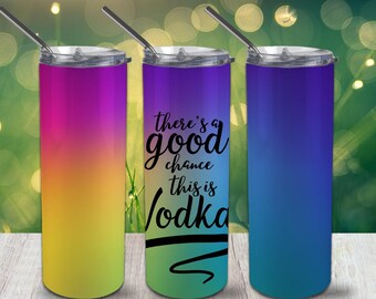 Emballage gobelet skinny Vodka 20 oz