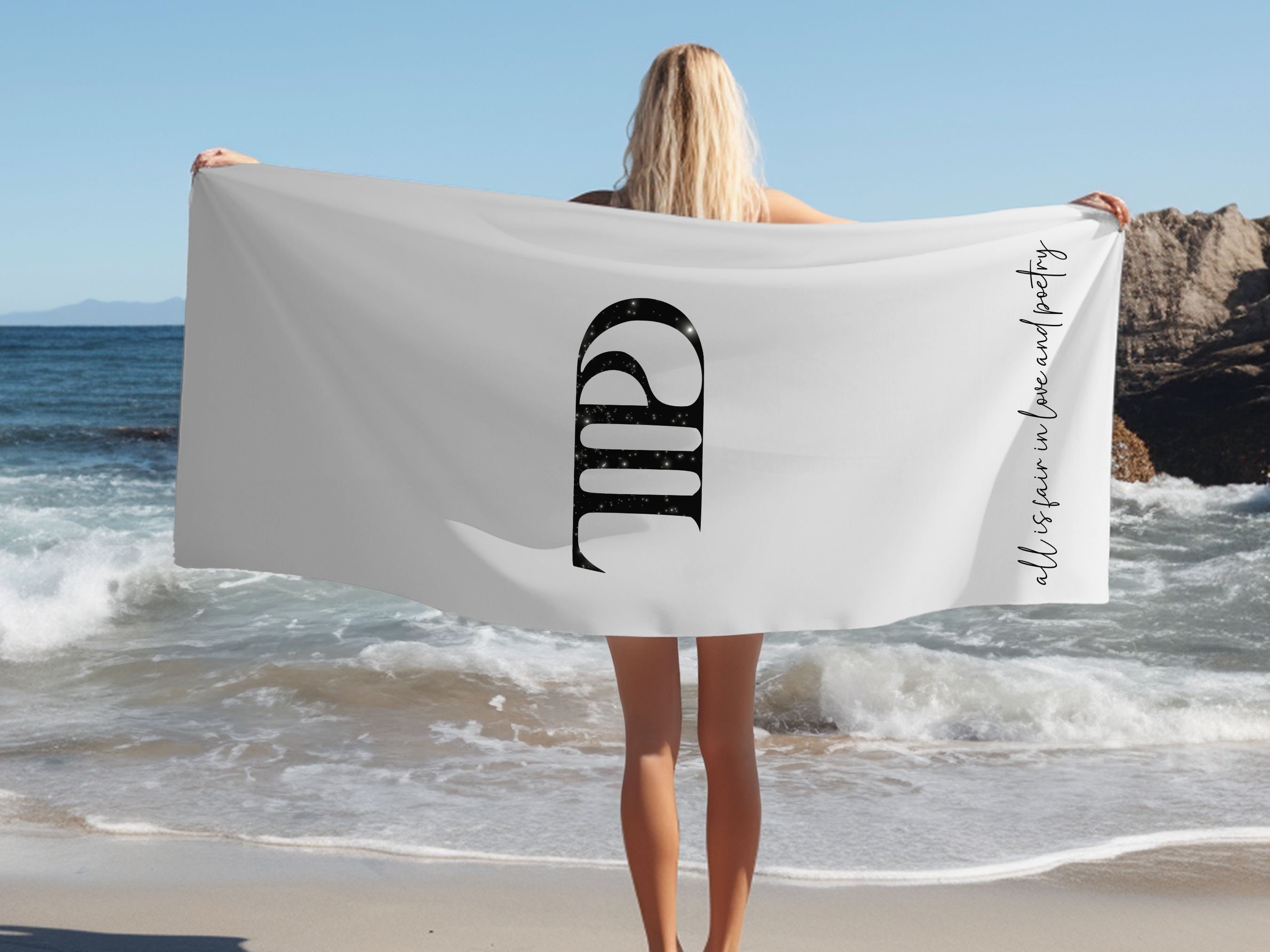 Personalized TTPD Album - Taylor Albums Beach Towel - Unique taylor version Gift