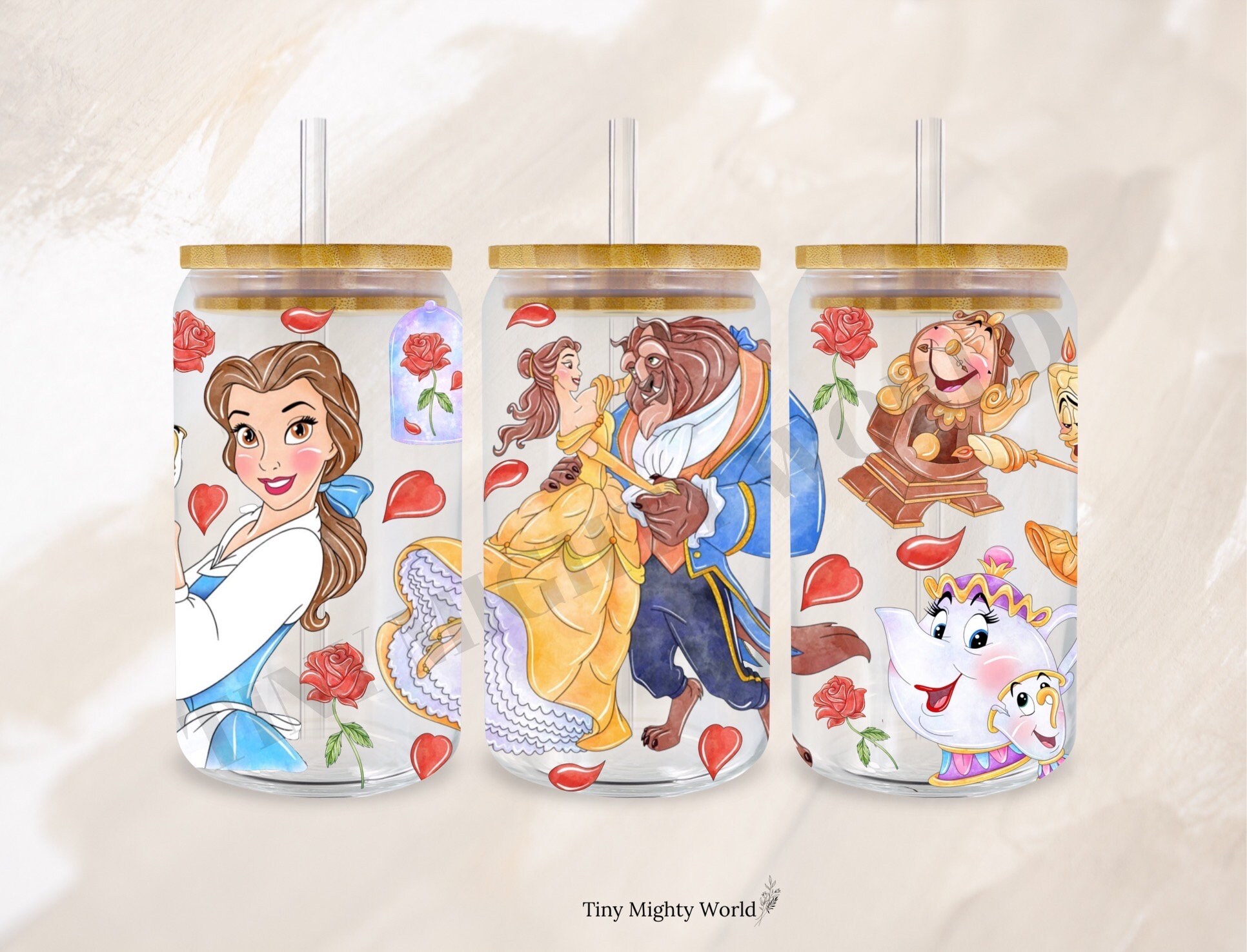 UVDTF Transfer Sheet – Beauty & Beast