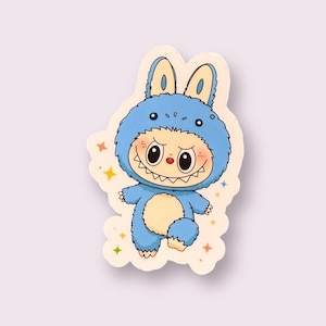 Vinyl Sticker Cute Monsters Creature | Stickers Waterproof | Trendy | Kindle | Water Bottle Sticker