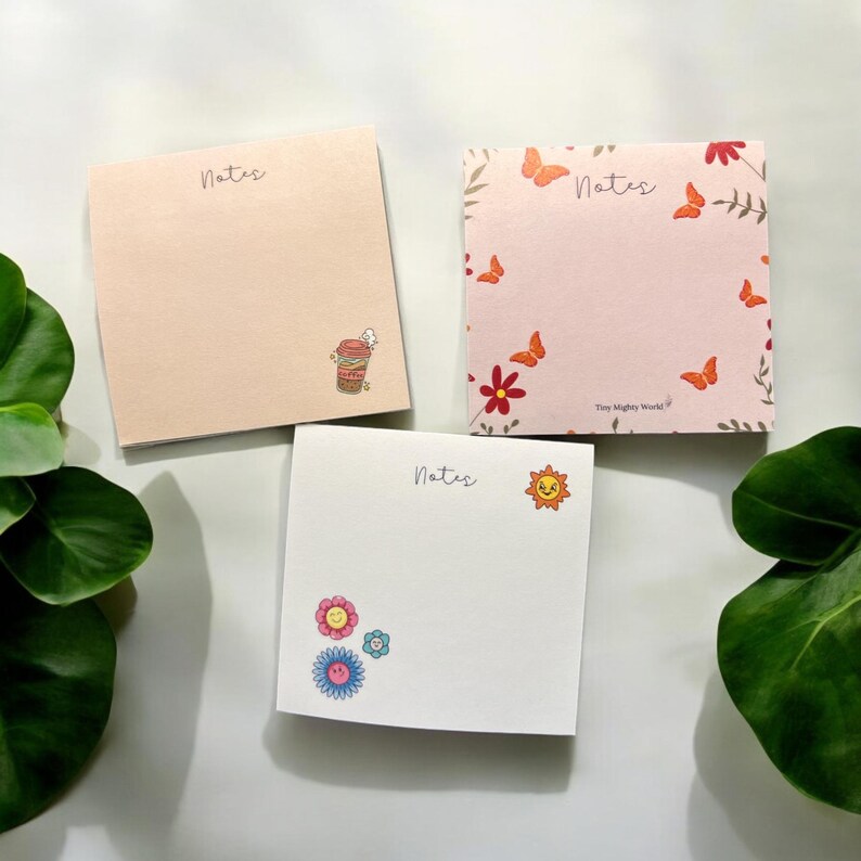 Sticky Note Coffee / Flower - Etsy