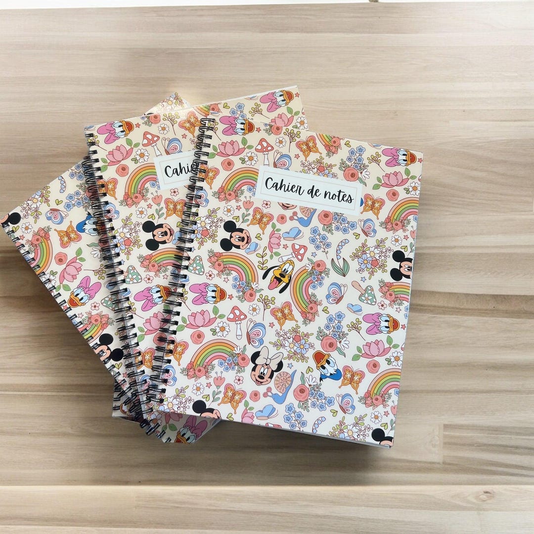 Mickey Pastal - Journal Notebook – Cute Notebook, Lined , Gift for ...