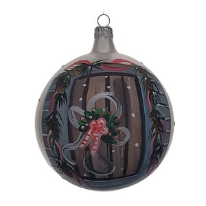 Hand-painted Gingerbread man Christmas ornament