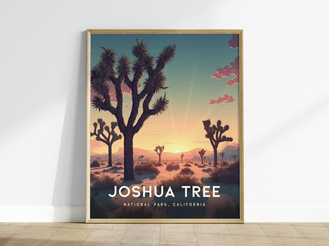 Joshua Tree National Park Art Print: California Desert Landscape - Etsy