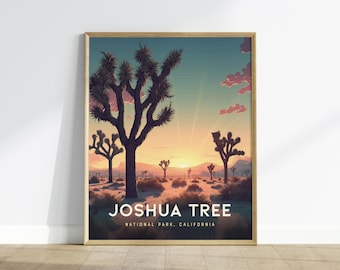 Joshua Tree National Park Art Print: California Desert Landscape