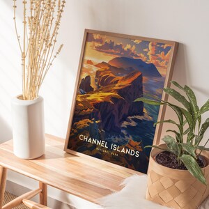 Póster del Parque Nacional de las Islas del Canal: Arte costero de California, con o sin marco imagen 6