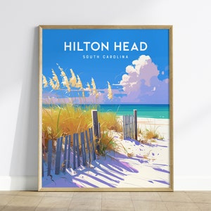 Hilton Head Island Print: Coligny Beach Coastal Art
