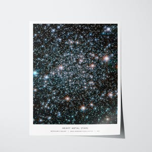 NASAギャラクシーポスター、スターフィールド宇宙ウォールアート、レチクルムII天体プリント、天体科学ギフト、額装済みまたは額装なし 画像 3