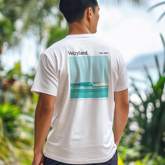Velzyland Surf Tee: Vintage North Shore Hawaii T-shirt - Etsy Israel