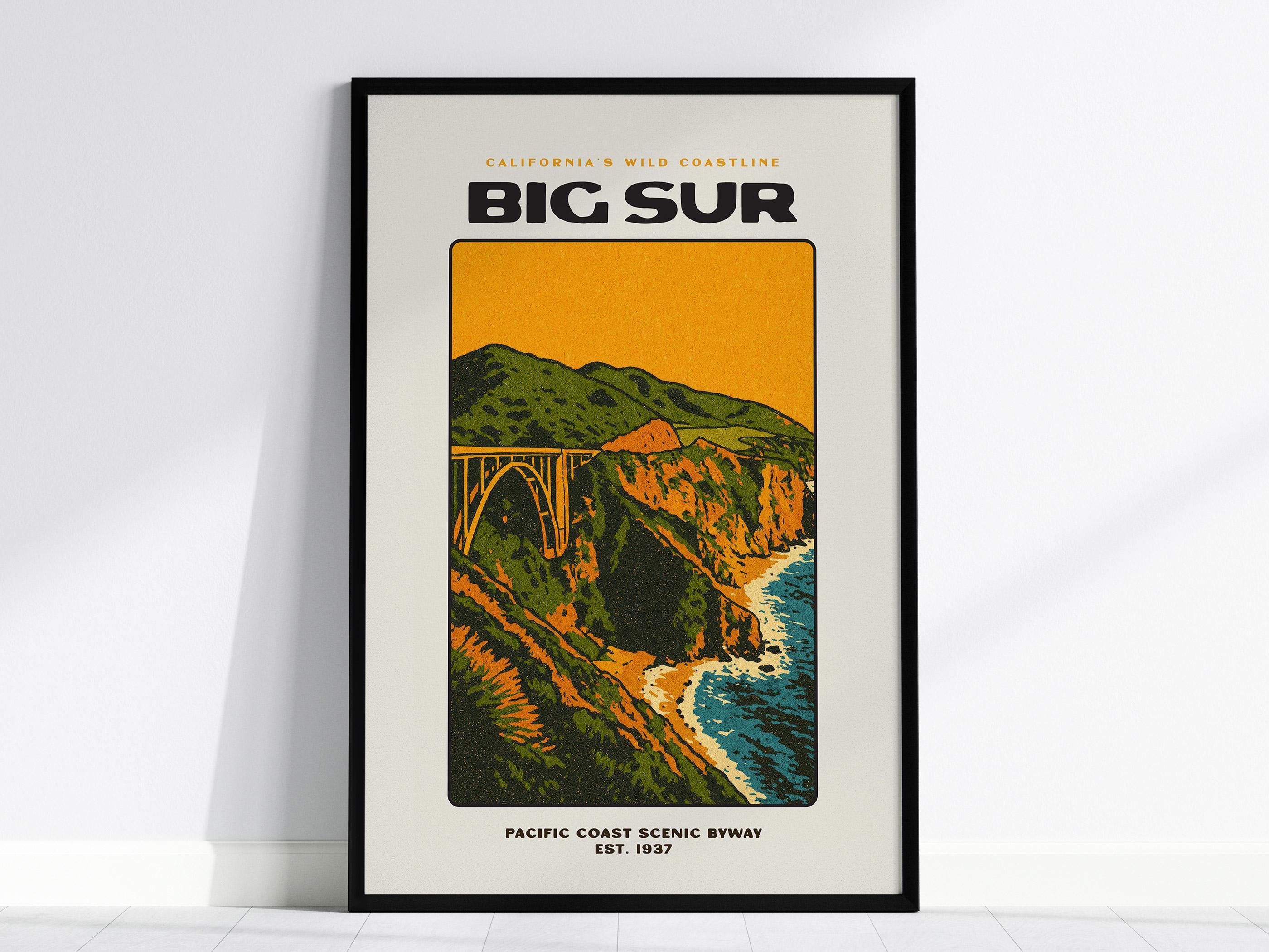 Big Sur Poster - Etsy