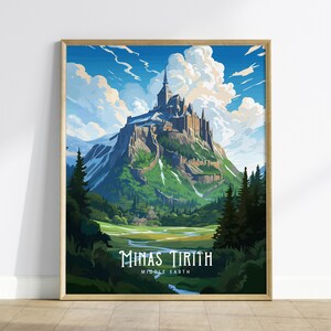 Minas Tirith, an art print by Moe Wanders - INPRNT