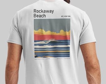 Rockaway Beach Surf T-Shirt: NYC Vintage Style Tee